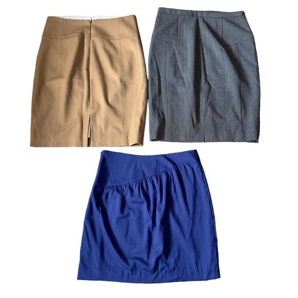 Lot of 3 Mini Skirts 2x Express & 1 Banana Republic All Size 2 - Picture 2 of 14